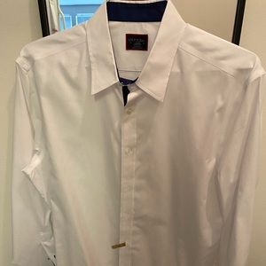 Untuckit Mens Button Down Dress Shirt Large